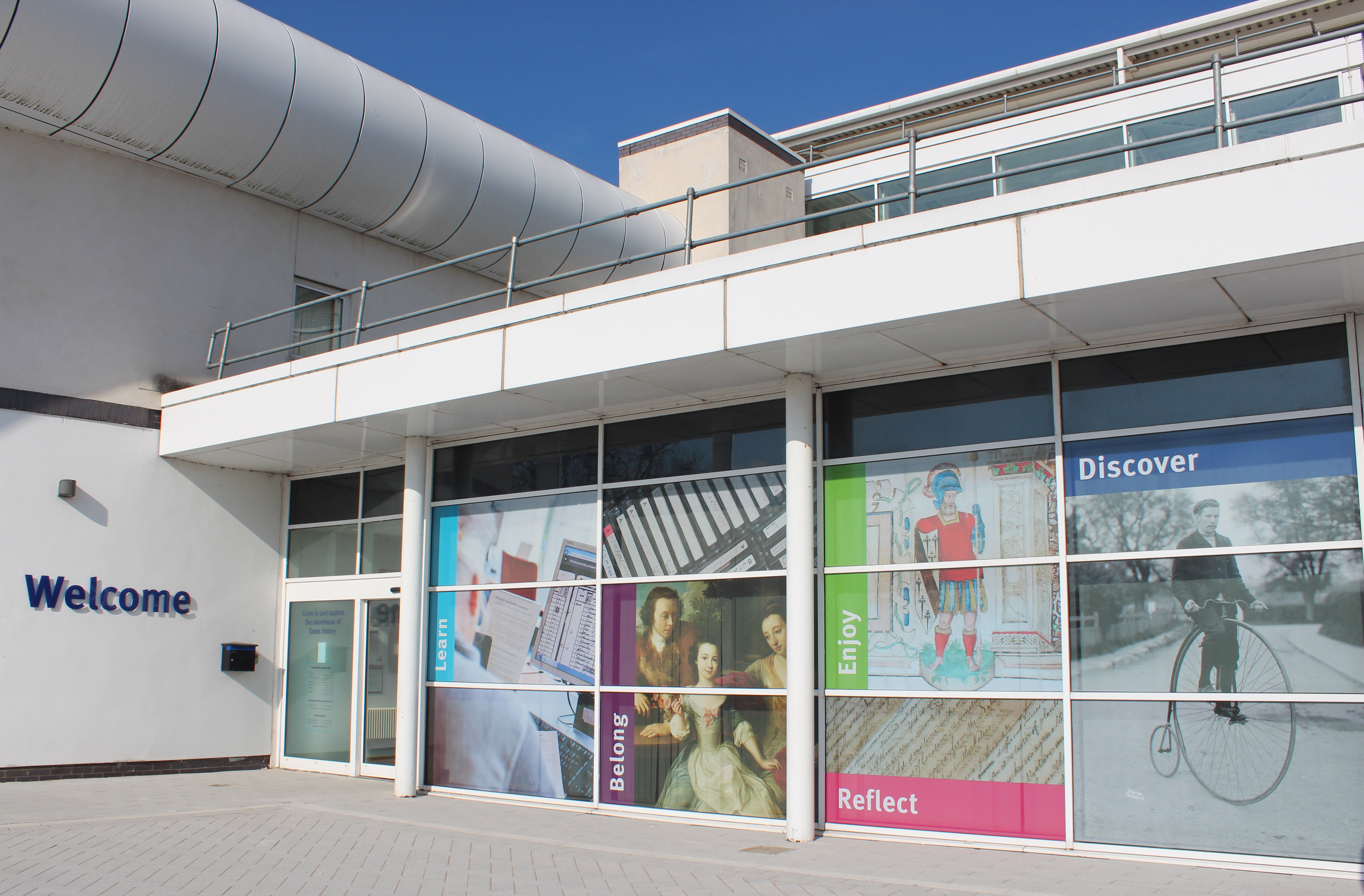 Entrance to Essex Record Office building